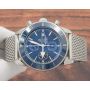 Breitling Superocean A13312 Blue Dial Mesh Bracelet Automatic Mens Watch