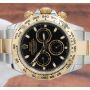 Rolex Cosmograph Daytona 116503 Black Dial Gold & Stainless Automatic Mens Watch