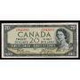 1954 Canada $20 devils face banknote Beattie Coyne D/E 5843663 VF