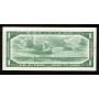 1954 Canada $1 devils face banknote Beattie Coyne L/A 9825599 nice VF+