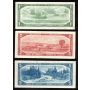 1954 Canada $1 $2 $5 $10 $20 $50 $100 banknote set 7-notes a/EF to AU+