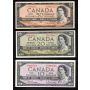 1954 Canada $1 $2 $5 $10 $20 $50 $100 banknote set 7-notes VF+ to EF+