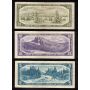 1954 Canada $1 $2 $5 $10 $20  banknote set 5-notes VF