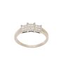 14K White Gold 0.36ct Princess Cut Diamond Ring Size 5.75