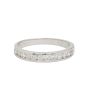 18K White Gold 0.56ct Diamond Ring VVS2-VS1 Size 8.75