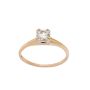 14K Gold 0.41ct Round Brilliant Cut Solitaire VS1 Diamond Ring Size 7.25