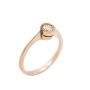 14K Yellow Gold Child's Ring with Diamond – 0.10 Carat VS1 Clarity Size 2