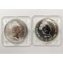 10x 1990 Australia Kookaburra 1 oz 999 Silver $5 coins 