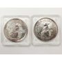 10x 1990 Australia Kookaburra 1 oz 999 Silver $5 coins 