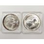 10x 1990 Australia Kookaburra 1 oz 999 Silver $5 coins 