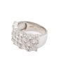 14 kt White Gold ring with 2.00 tcw diamonds Size 6