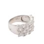 14 kt White Gold ring with 2.00 tcw diamonds Size 6