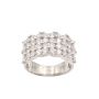 14 kt White Gold ring with 2.00 tcw diamonds Size 6