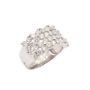 14 kt White Gold ring with 2.00 tcw diamonds Size 6
