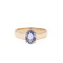 1.41ct Sapphire Type II VS 14K yg ring 4.1 grams Size-7 