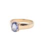 1.41ct Sapphire Type II VS 14K yg ring 4.1 grams Size-7 