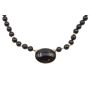 Black Onyx and 14kt Yellow Gold Necklace