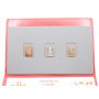 Calgary 1988 Olympics set of 3 ingots Bronze Silver and 10K gold 1 gram bars 