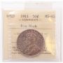 1911c Newfoundland 50 cents ICCS MS-62
