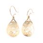 NWC Northwest Coast 14K yg ORCA WHALE earrings signed KRP 8.1g 1.5 inch