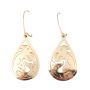 NWC Northwest Coast 14K yg ORCA WHALE earrings signed KRP 8.1g 1.5 inch