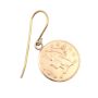 British Columbia $1 gold token earrings 2.96 grams