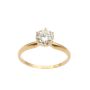 1.07ct VS1 M solitaire Diamond ring 18K yg with appraisal $9,000. Size-8