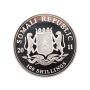 2011 Somalia African Wildlife Elephant 1 Troy Oz .999 Silver BU Coin in Capsule