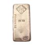 20 oz JM Johnson Matthey Vintage Poured 999 Silver Bar F Serial F006936