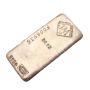 20 oz JM Johnson Matthey Vintage Poured 999 Silver Bar F Serial F006936