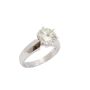 1.89 ct Diamond VS1 J  18K white gold ring Size-6 with Appraisal $23,500. 