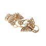 c1920 14K seed pearl brooch blossoms butterflies 6.2g with appraisal $2800.