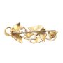 c1920 14K seed pearl brooch blossoms butterflies 6.2g with appraisal $2800.