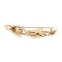 c1920 14K seed pearl brooch blossoms butterflies 6.2g with appraisal $2800.