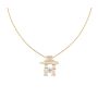 1.09ct NWT Polar ICE Diamonds INUKSHUK 14K Pendant with 18 inch chain and appraisal $6800.