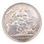 1887 Great Britain silver Crown Choice AU/UNC