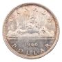 1946 Canada silver dollar nice AU/UNC