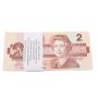 50 x 1986 Canada $2.00 notes Thiessen Crow EGR1847950-99 AU+ -CH UNC+