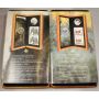 2004 Canada $8 Grizzly Bear $5 Majestic Moose .999 Silver Coin Stamp Sets 2x Lot