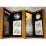 2004 Canada $8 Grizzly Bear $5 Majestic Moose .999 Silver Coin Stamp Sets 2x Lot