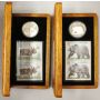 2004 Canada $8 Grizzly Bear $5 Majestic Moose .999 Silver Coin Stamp Sets 2x Lot