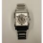 Bulova Automatic 96A107 Watch 21 jewel Silver Skeleton Dial 