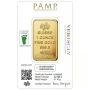 PAMP Suisse Lady Fortuna 1 oz .9999 Fine Gold Bar in Assay Card (In Stock Call for Price)