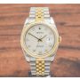 Rolex Datejust 116233 18k Stainless Diamond Jubilee Dial Automatic Watch 