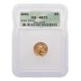 2001 $5 American Gold Eagle 1/10 oz Gold Coin – ICG MS70