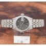Rolex Oyster Perpetual Date 69190 26mm Grey Tapestry Dial Stainless Ladies Watch