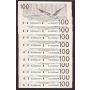 10X Canada consecutive $100 banknotes BC60a-i  BJE5632463-72 GEM UNC EPQ