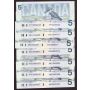 7x 1986 Canada $5 banknotes Kingfisher 7-notes all nice Uncirculated