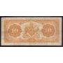 1913 Royal Bank of Canada $10 banknote serial # 1120251 F+