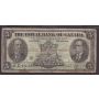 1913 Royal Bank of Canada $5 banknote SN3692755-FADED VG details damaged